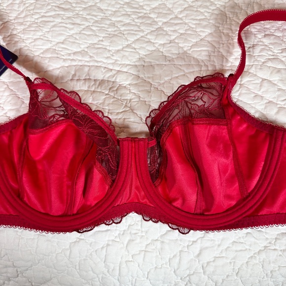 Fantasie | NWT Ruby red lace Estelle bra with side support - Picture 9 of 13